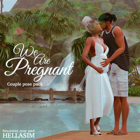 We Are Pregnant Couple Pose Pack Hellasim Sims 4 Couple Poses