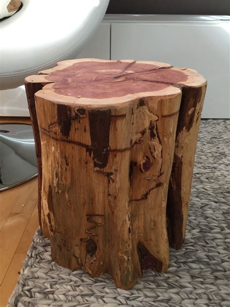 Daanis How To Make A Tree Trunk End Table
