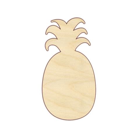 Items Similar To 18 24 Pineapple Wood Cutout 170226 Unfinished