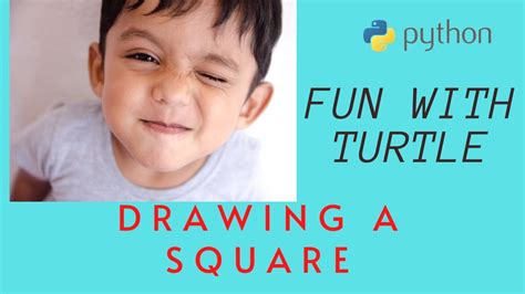 Turtle is a python feature like a drawing board, which lets us command a turtle to draw all over it! Python Tutorial | Turtle | Drawing a Square - YouTube