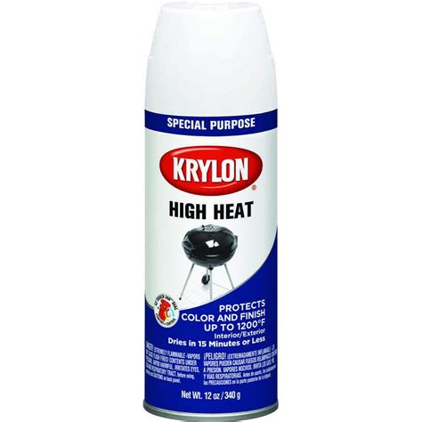 New Krylon 1505 High Heat White High Heat Spray Paint 12 Ounce1 Each