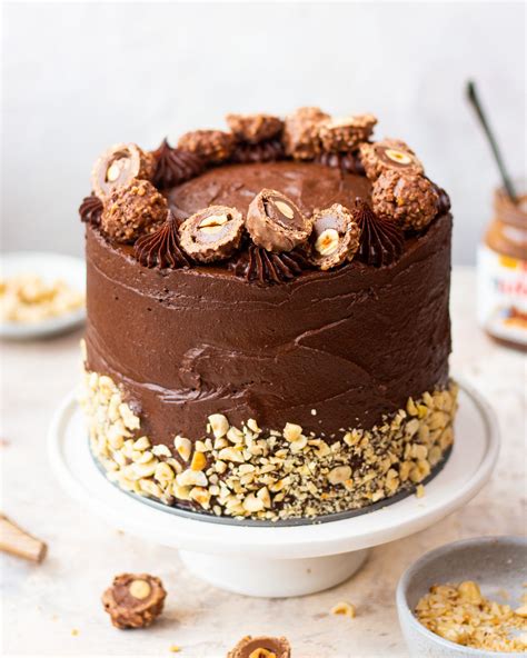 Nutella Ferrero Cake With Free Delivery Anges De Sucre