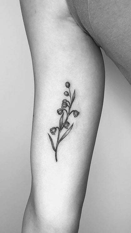 Lily of the valley flower tattoo designs. CRMla: Simple Lily Of The Valley Flower Tattoo