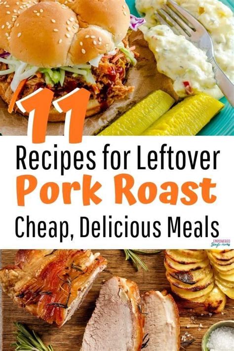 Here's another great idea for using up leftover pork roast. 11 Easy, Delicious Meals to Make with Leftover Pork Roast ...
