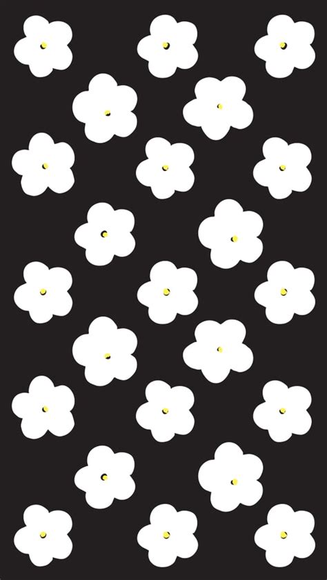 Download all photos and use them even for commercial projects. Black and White Flowers | Cute iPhone 6 Wallpaper ...