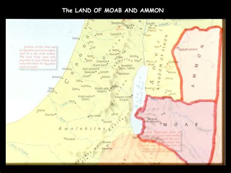 Ppt The Land Of Moab And Ammon Powerpoint Presentation Free Download