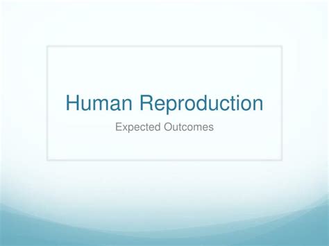 Ppt Human Reproduction Powerpoint Presentation Free Download Id