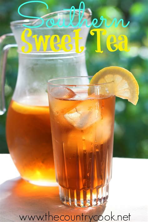 Or, maybe you have company over after church? Southern Sweet Tea - The Country Cook