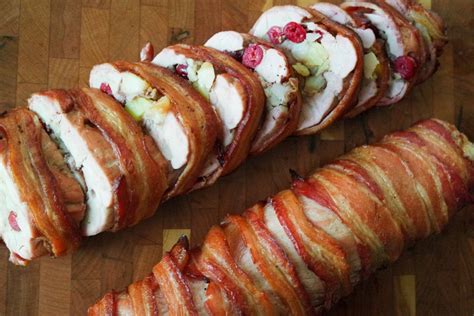 Or until tenderloin is done (145ºf). Bacon wrapped pork tenderloin stuffed with sausage ...
