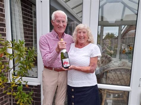 south shropshire couple given a bubbly thank you for years of poppy appeal dedication