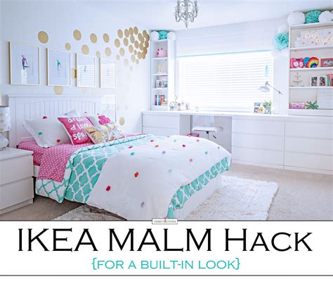 Pin by northernstarlite on bedroom from ikea bedroom furniture set , image source: IKEA Hack - For a Built-In Look - TIDBITS&TWINE