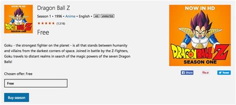Microsoft Disponibiliza A Primeira Temporada De Dragon Ball Z Combo