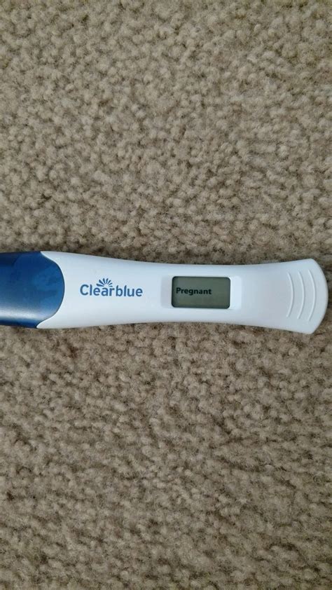 Its A Gorgeous Positive Pregnancy Test For Shelby In Iowa Gs Moms