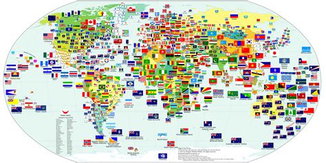 Flags Of The World With Country Names Countries And Some Administrative Divisions Artofit
