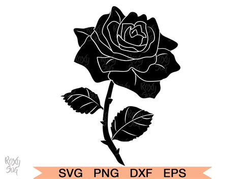 Rose flower SVG Rose Clipart Rose png Rose Clip art | Etsy