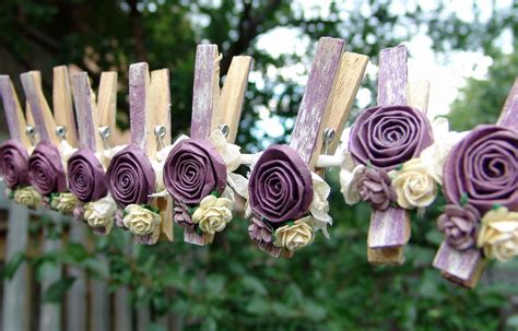 Image Detail For Shabby Chic Purple Wedding Handmade Flowers Paper