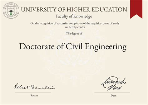 Doctorate Of Civil Engineering Phd In Civil Engineering Unirank