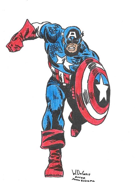Fan Art Friday Captain America William Degeest