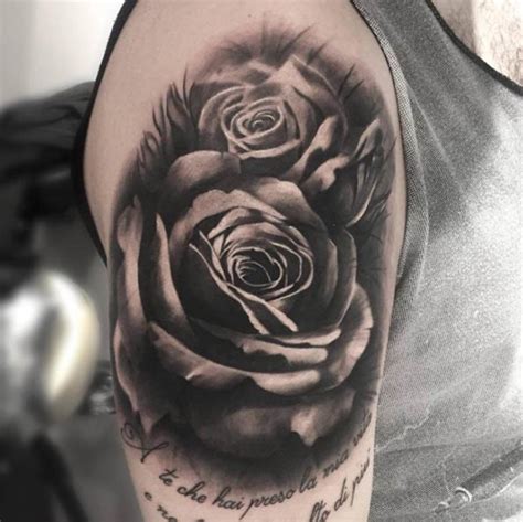 It is a rose bush with yellow roses. 40+ Blackwork Rose Tattoos You'll Instantly Love - TattooBlend