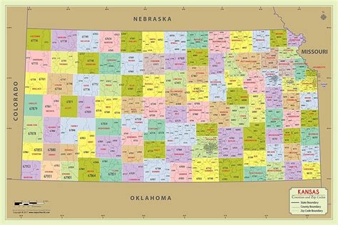 Zip Code Map Kansas Oconto County Plat Map