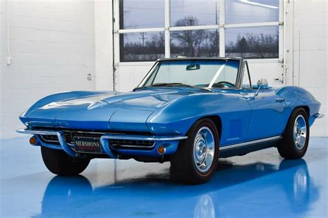 1967 Chevrolet Corvette Convertible 327350hp 4 Speed Marina Blue