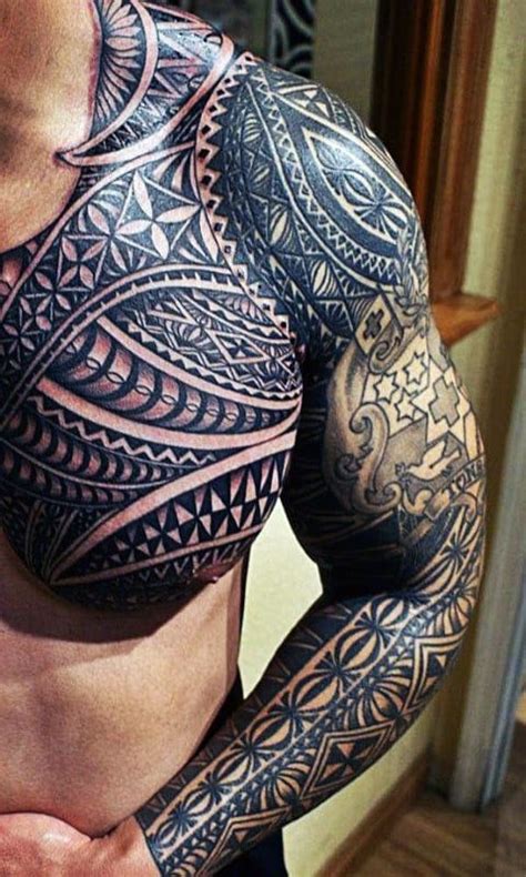Hawaiian Tattoos For Men Traditional Tribal Ink Ideas