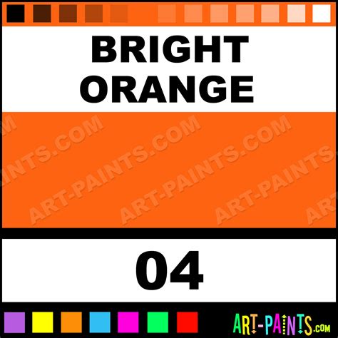 Bright Orange French School Gouache Paints - 04 - Bright Orange Paint, Bright Orange Color ...