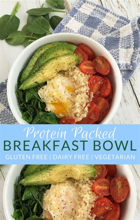 Gluten free menu, salad, keto friendly + 7 more. Gluten Free Protein Breakfast Bowl | Recipe | Quick ...