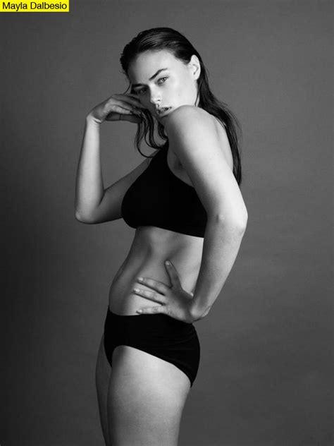 Calvin Kleins Plus Size Model — Myla Dalbesio Is Size 10 And Called