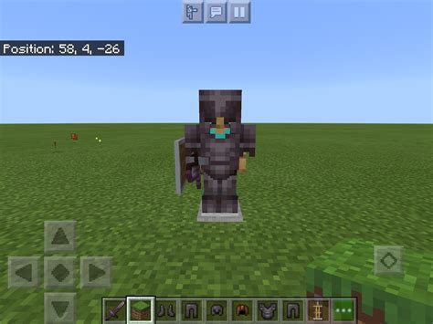 I Used Two Armor Stands To Make Netherite Armor Look More Like It Is