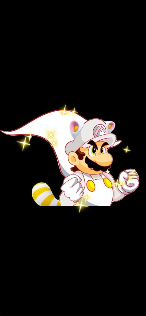 Caped White Hyper Star Racoon Mario By Dynablast On Newgrounds