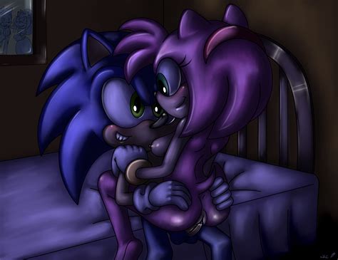 Rule 34 Amy Rose Anthro Ass Bed Blue Hair Bluechika