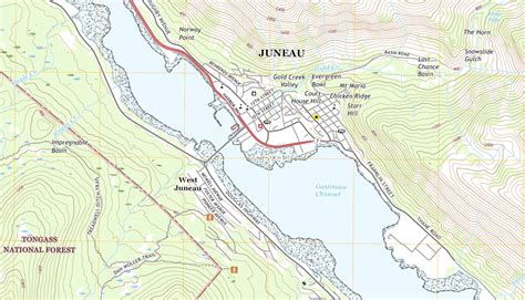 24k topo maps by state. 2017 USGS Juneau Topographic Map Without Image Backdrop