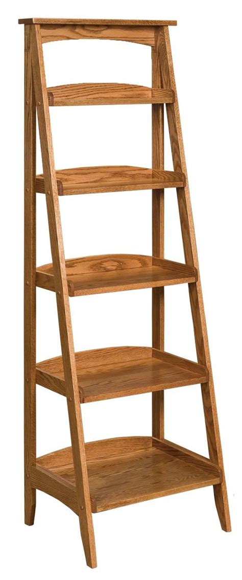 Up To 33 Off Ladder Shelf Solid Wood Amish Furniture Wooden Ladder