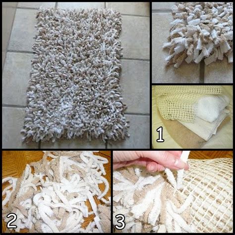 Cowies Craft And Cooking Corner Old Towels Into Bath Mat Old Towels