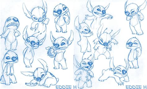 Stitch Sketches By Eddieholly On Deviantart