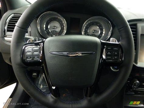 2012 Chrysler 300 S Mopar 12 Edition Blackblue Accents Steering Wheel