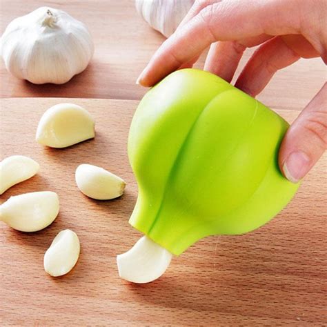 Silicone Garlic Peeler Creative Kitchen Tool Mixhup1109