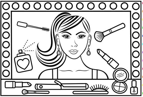 Coloriages Maquillage Coloriages Pour Filles