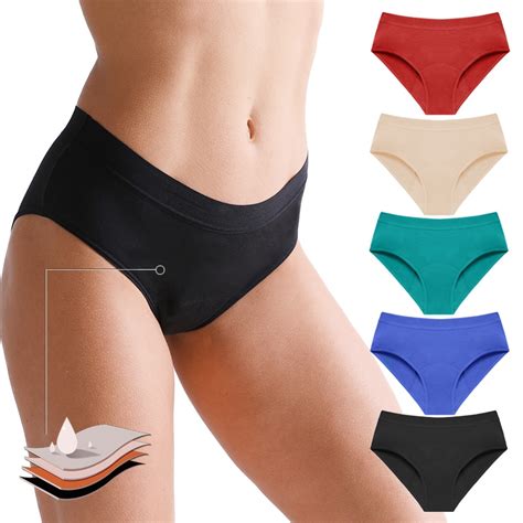 leak proof menstrual panties waterproof bamboo fiber physiological pants hot sale aliexpress