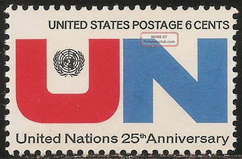 1970 United States Scott 1419 25th Anniversary United Nations 6¢