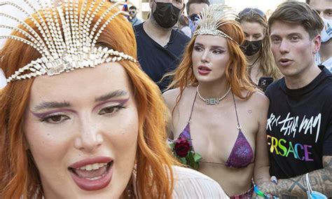 Bella Thorne Dons A Tiara As She And Fiance Benjamin Mascolo Attend A