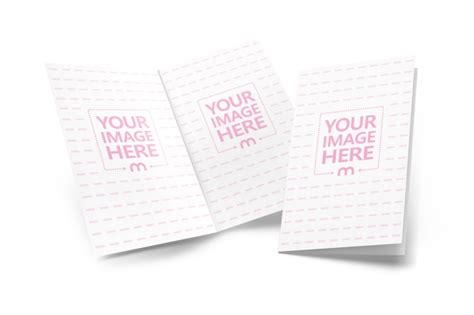Download Bi-Fold 8.5x11 Brochure 3D Mockup Generator - Mediamodifier