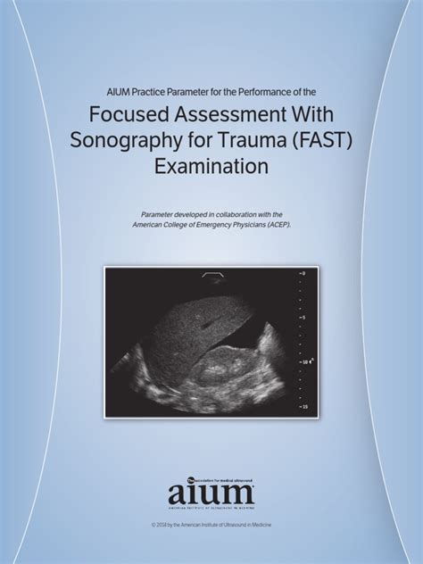 Focused Assessment With Sonography For Trauma Fast Examination Pdf