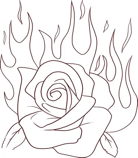 Your child can color the roses any way she likes, but make sure she colors within the lines. Coloring Pages Of Crosses And Roses at GetColorings.com ...