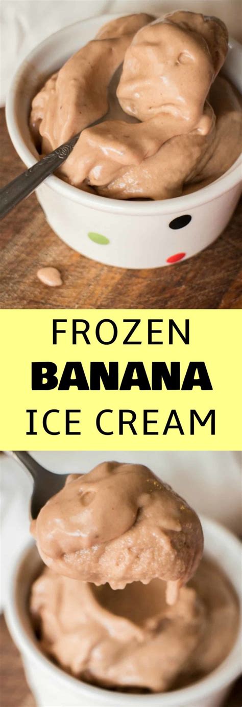 Frozen Banana Ice Cream Recipe Healthy And Easy To Make