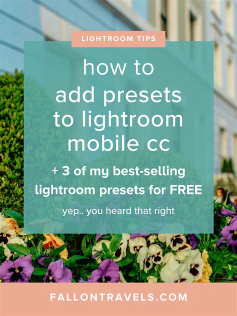 Please be careful, check that lightroom application is installed on your phone, you only need its free version, no subscriptions! How to add Presets to Lightroom Mobile — Tutorial + 3 FREE ...