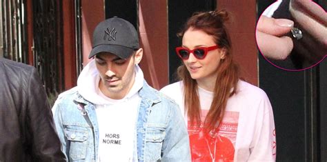 Sophie Turner Shows Off Engagement Ring With Joe Jonas In Madrid