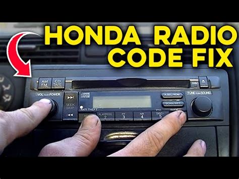 (3) this site will then provide the radio code; How to Get Honda Radio Serial Number, Code and How to ...