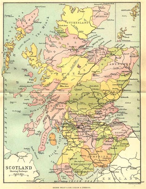 Historical Map Of Scotland